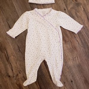 Kissy kissy 2pc set 3-6 month like new